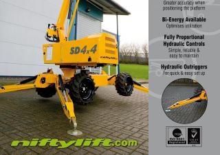 Gelenk Arbeitsbühnen Gelenkarbeitsbühnen auf Rädern Niftylift SD 34 T