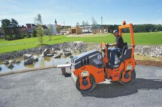 Walzen Gummiradwalzen Hamm HD 14 TT