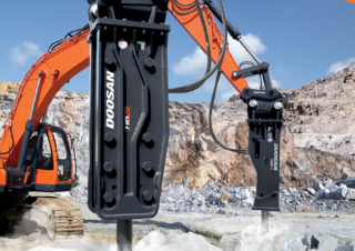 Anbaugeräte Hydraulik-Meißelhämmer Doosan HB04