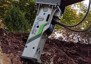 Anbaugeräte Hydraulik-Meißelhämmer Daemo B180