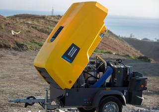Kompressoren Mobile Kompressoren - Diesel, Elektro, Benzin Atlas Copco E-Air H250 VSD