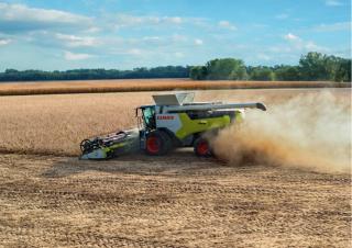 Mähdrescher Claas Trion 740