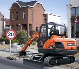Mobilbagger Doosan DX 55