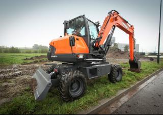 Mobilbagger Doosan DX57W-5