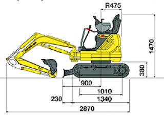Minibagger New Holland E9SR