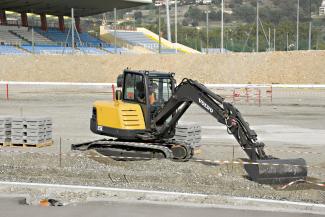 Minibagger Volvo EC55C