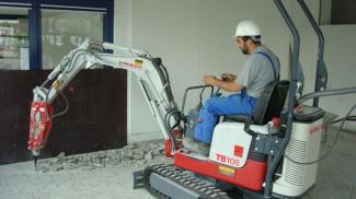 Minibagger Takeuchi TB 108 Hybrid