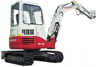Minibagger Takeuchi TB 138 FR
