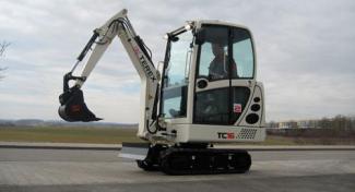 Minibagger Terex TC 16 Twindrive