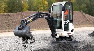 Minibagger Terex TC 19 Z