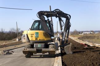 Mobilbagger Mecalac 714 MW e