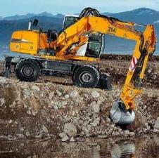 Mobilbagger Liebherr A 314 Litronic