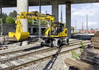 Mobilbagger Liebherr A 922 Rail Litronic