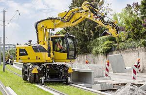 Mobilbagger Liebherr A 922 Rail Litronic