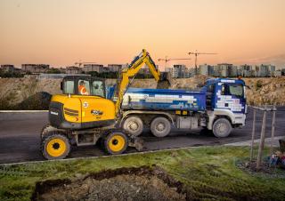 Mobilbagger Yanmar B 75 2PB