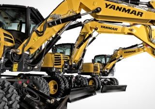 Mobilbagger Yanmar B 75 2PB