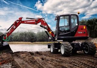 Mobilbagger Yanmar B75W TPA 