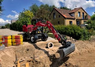 Mobilbagger Yanmar B75W TPA 
