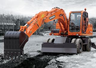 Mobilbagger Doosan DX 140 W