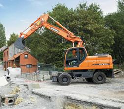Mobilbagger Doosan DX210W
