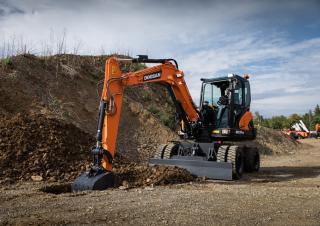 Mobilbagger Doosan DX57W-7