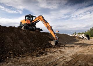 Mobilbagger Doosan DX57W-7