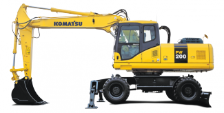 Mobilbagger Komatsu PW200-7E0