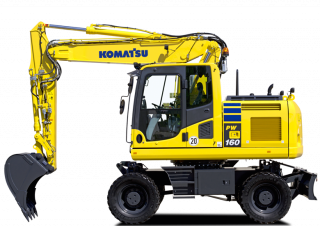 Mobilbagger Komatsu PW160-10 
