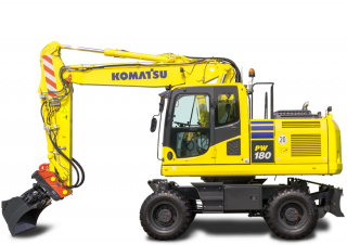Mobilbagger Komatsu PW180-10
