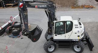 Mobilbagger Terex TW 110