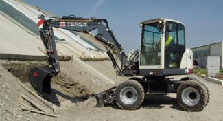 Mobilbagger Terex TW 70