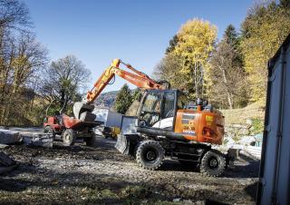 Mobilbagger Hitachi ZX145W-6