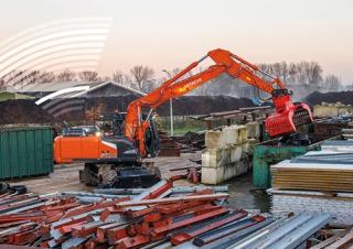Mobilbagger Hitachi ZX220W-7