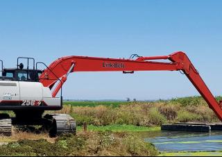 Raupenbagger Link-Belt 250 X4 Long Front 