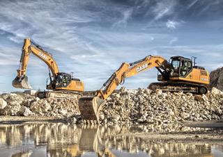 Raupenbagger Case CX370D