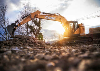 Raupenbagger Case CX245D SR