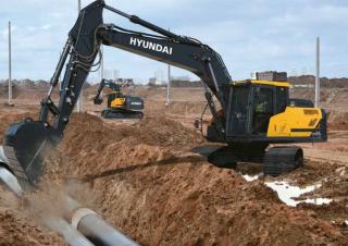 Raupenbagger Hyundai HX210AL
