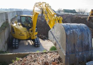 Raupenbagger Komatsu PC88MR-10