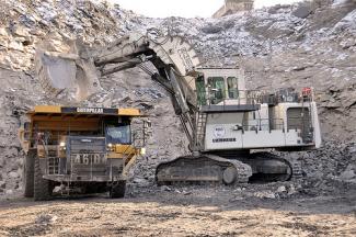 Raupenbagger Liebherr R 9350 