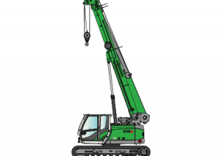 Raupenkrane-Tele Sennebogen 613E