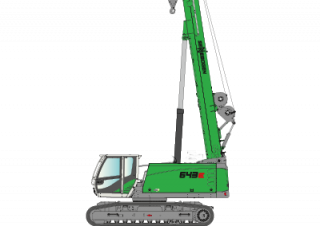 Raupenkrane-Tele Sennebogen 643E