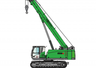 Raupenkrane-Tele Sennebogen 653E