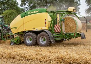 Rundballenpressen Krone Comprima CV 150 XC Plus 