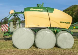 Rundballenpressen Krone Comprima CV 150 XC Plus 