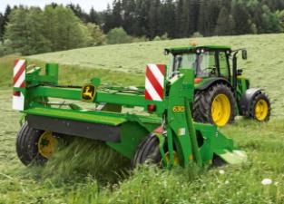 Mähwerke gezogen Scheiben m. Aufbereiter John Deere 630