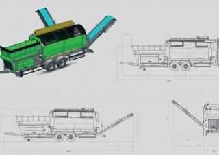 Entsorgung Siebanlagen Neuson-Ecotec TS 5221-2