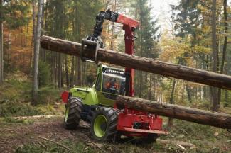 Forstmaschinen Spezialrückeschlepper Werner WF-trac 1500