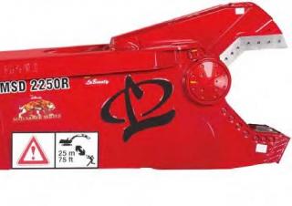 Anbaugeräte Stahl-Schrottscheren LaBounty MSD 2250R