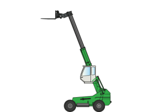 Teleskopen starr Sennebogen 305 XL
