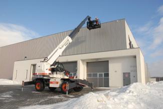Teleskopen mit Oberwagen Bobcat TR50210